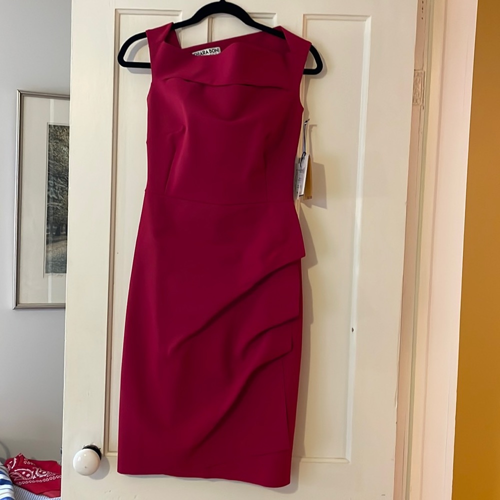 Size 8 NWT Chiara Boni Red Dress